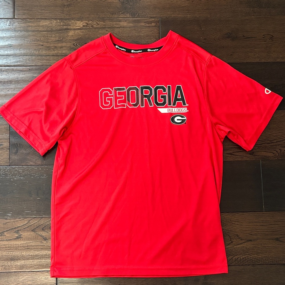 Champion Red Georgia Men's Short Sleeve Tee